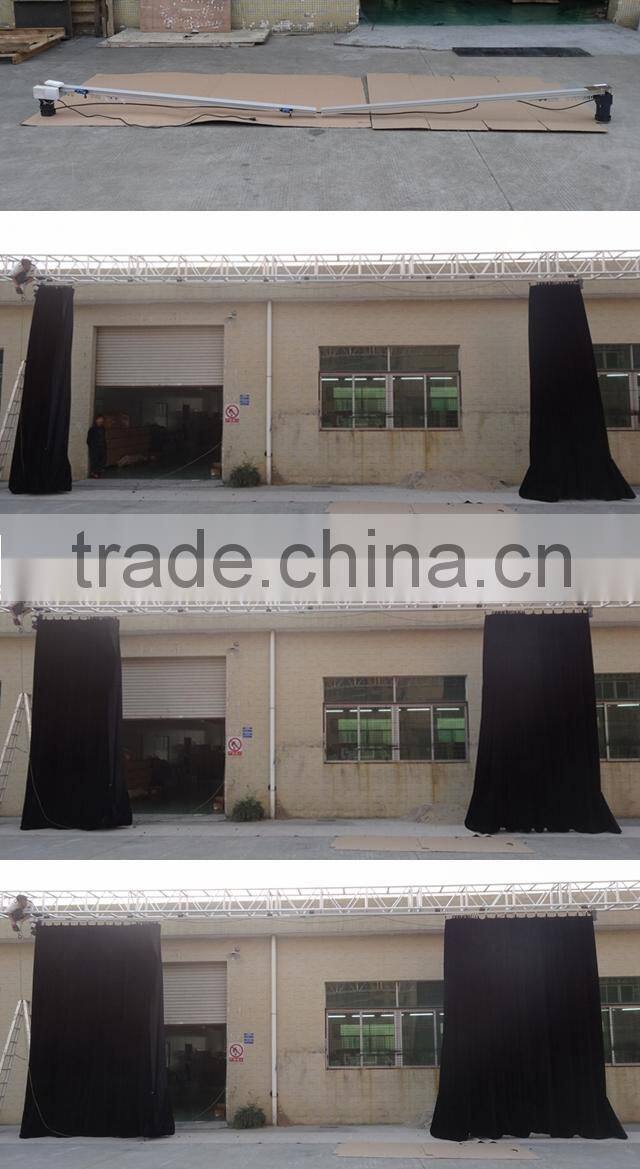 hot selling red stage curtain for sale/adjustable pipe and drape for wedding /wedding drapery support