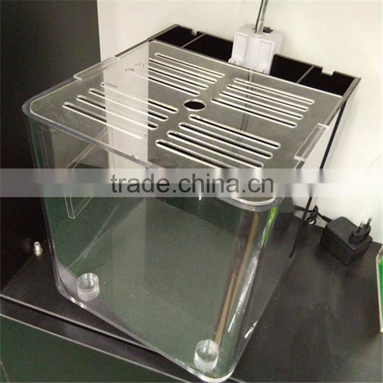 Acryl cylinder aquarium, fish tank aquarium for sale indoor fish aquarium