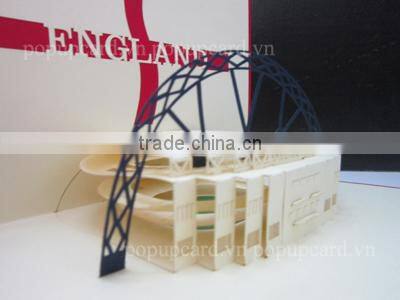 Bride and Groom on the moon 3d greeting card