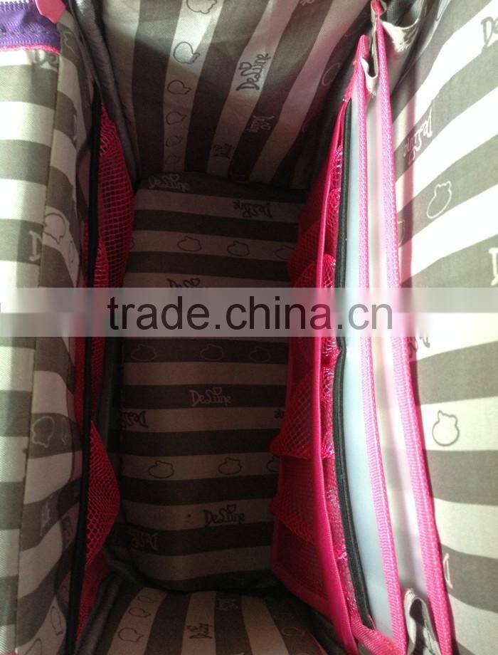 Top quality brand cartoon backpack girls 3D fashion school bag