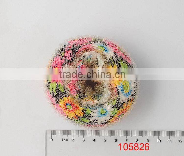 2015 unique style Nice looking artificial plain hair scrunch