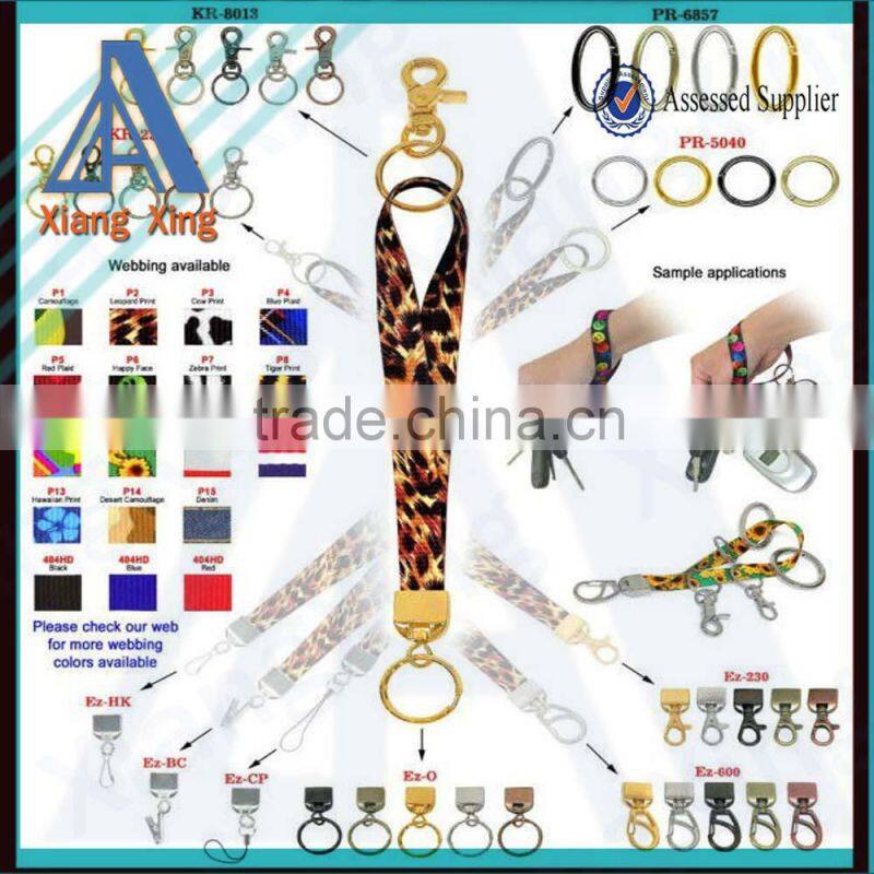 Elastic Spring Coiled Plastic Key Chain Key Ring Spiral Strap Stretchy Lanyard