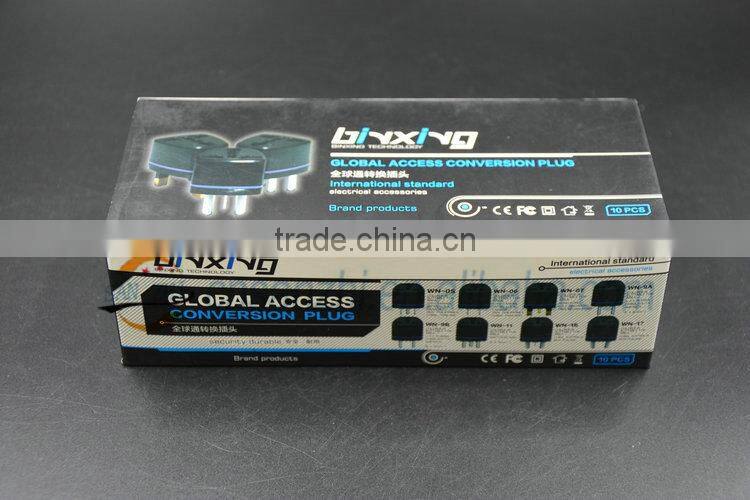 Alibaba Germany 2 Rounded Pin EU Plug Converter for European Plug Converter