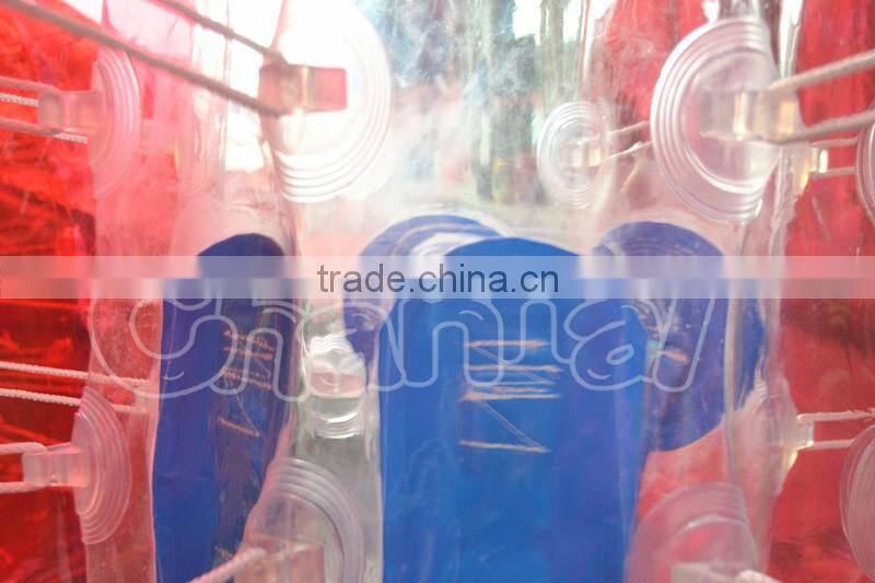 2016 hot sales body body zorbing bubble ball /bounce ball/giant inflatable soccer ball