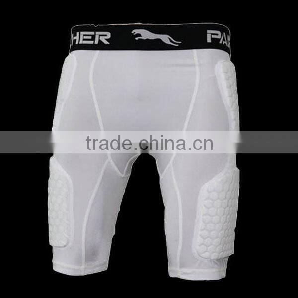 Compression padded protection Top,Short sleeves compression padded wear, Sublimation printing anti-collision wear