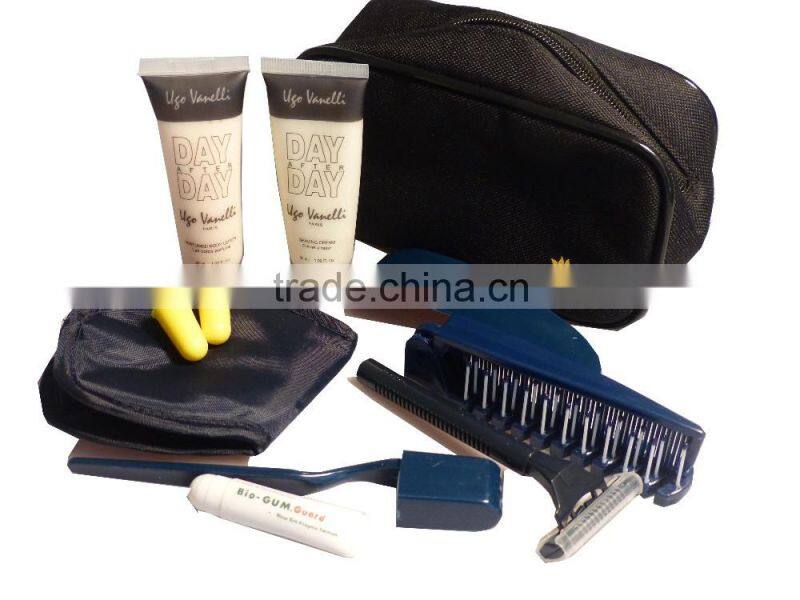 Airplane Amenities Kit Bag customized logo