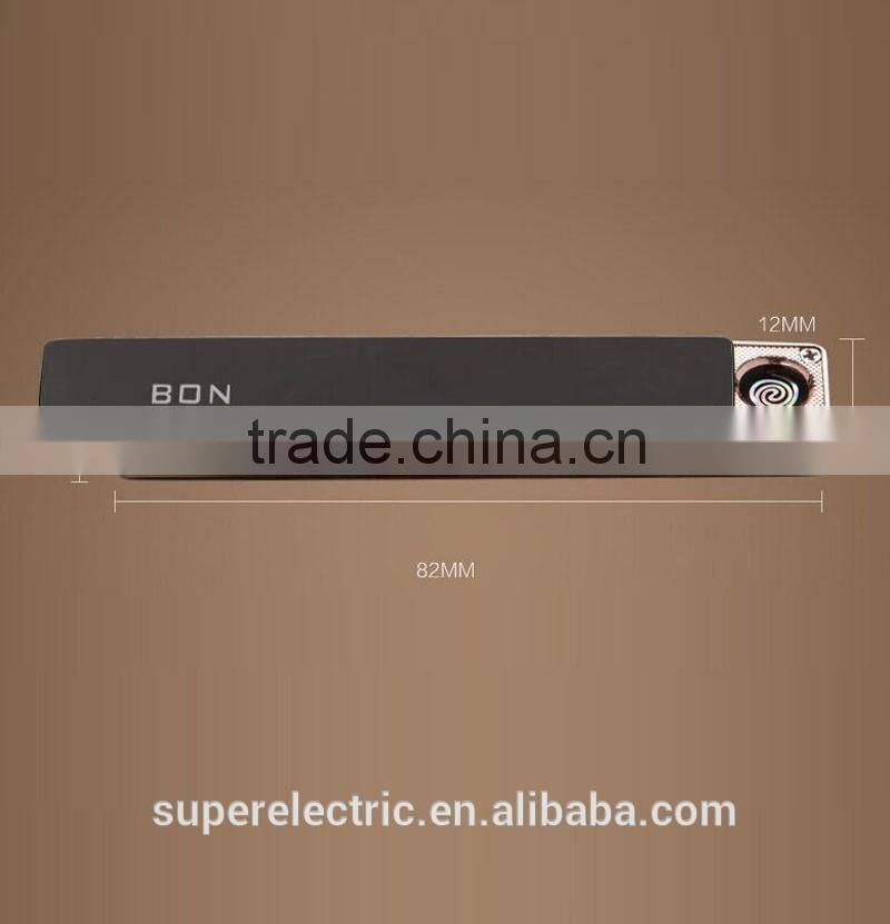 High quality new design colorful ultra-thin electric usb fire lighter