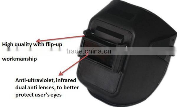 CE standard EASTNOVA FS303-7 high quality black heat resistancefull face welding mask