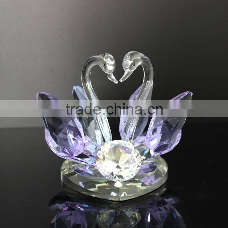 2016 crystal glass purple china wedding souvenir gift items
