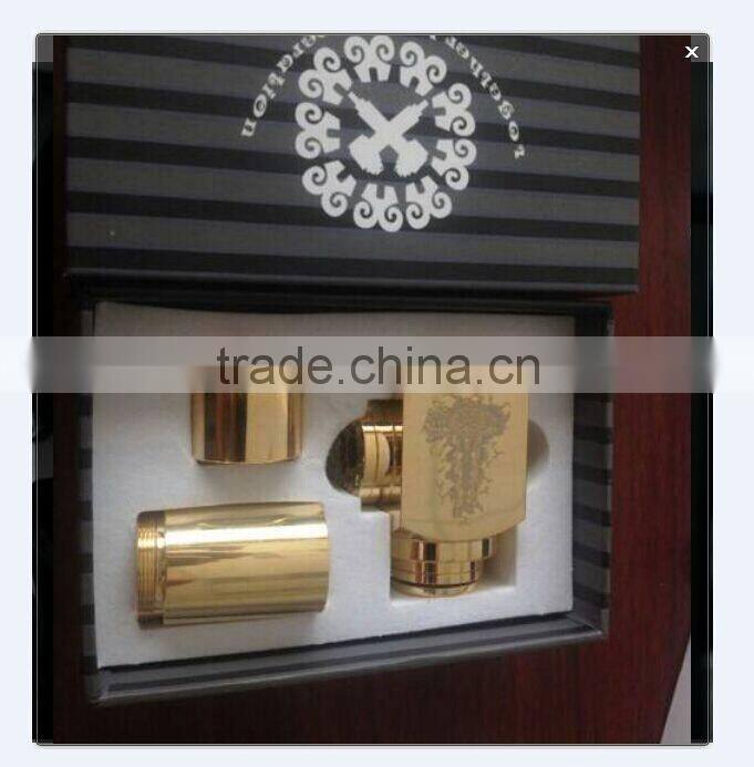 New Design With factory Price E-Cigarette Mechnical mod gold Hammer Mod