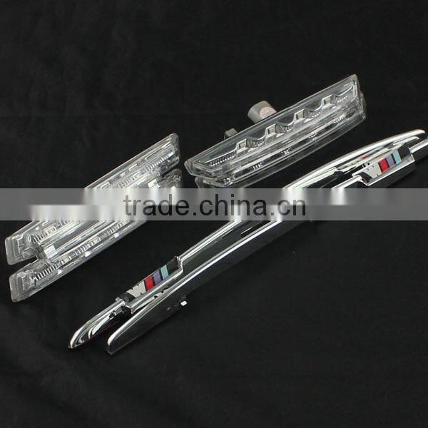 LED side marker lights for BMW E92 E90 E81 E82 E87 E88 E91 E60 E61 clearance M logo LED side lamps