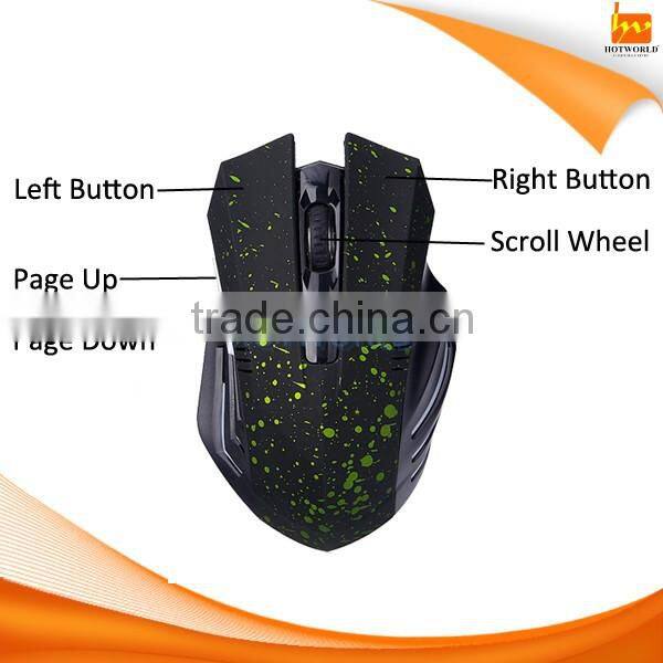 1600dpi Wireless Gamer Mouse for Computer Laptop