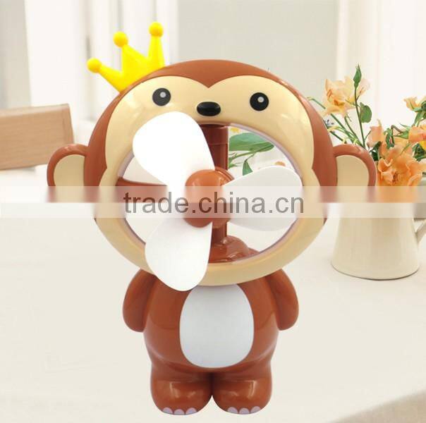 Golden supplier lastest design carton shape cute mini fan for sale