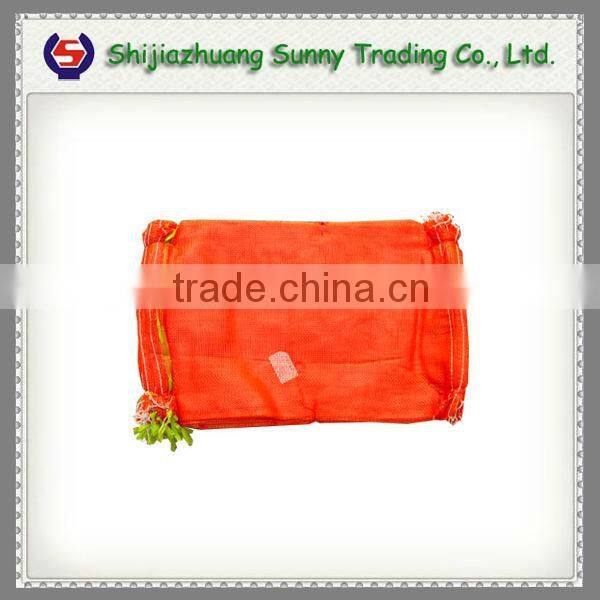 orange packing mesh bag