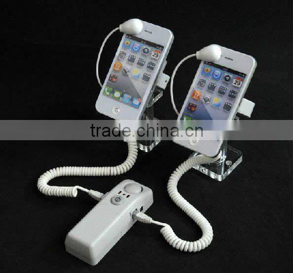 security alarm system for mobile phone and tablet shop display