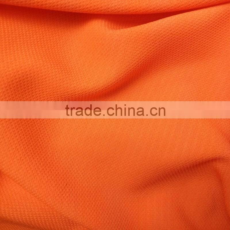 Cycle Elastic Polyester Satin Chiffon Plain Fabric Blouses China Supply
