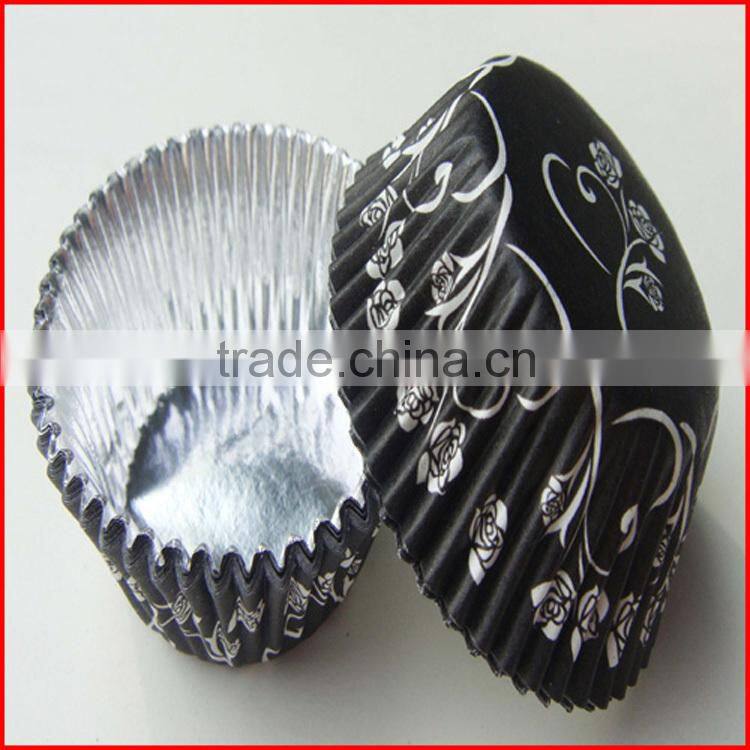 sliver aluminum foil paper cups /foil cupcake liners,foil cupcake cases