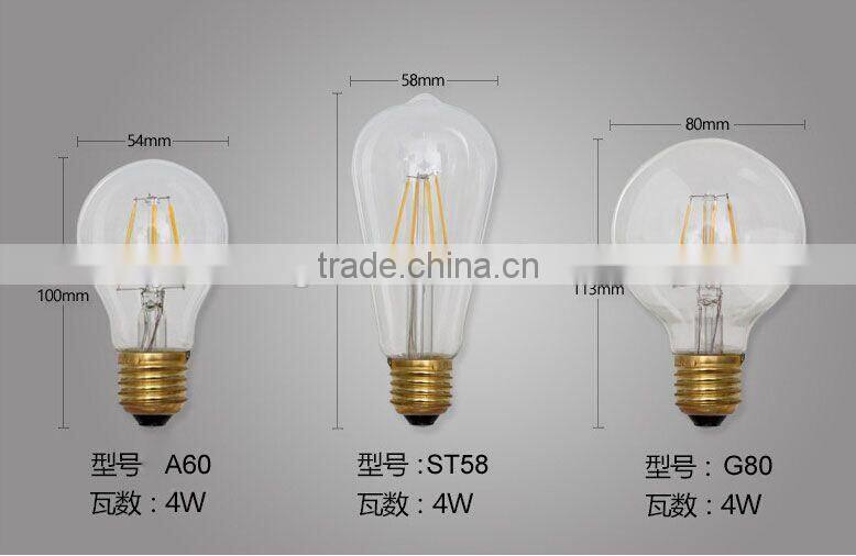 Glass shades in a warm glow Chandelier lamps OTGPL-005