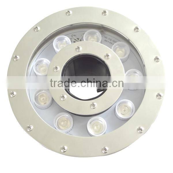 waterproof decoration fountain water led rgb 9W