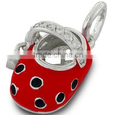 925 silver shoe charm