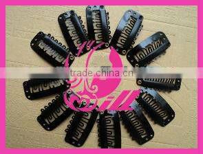 Black clips hair extension clip hair extension snap clips