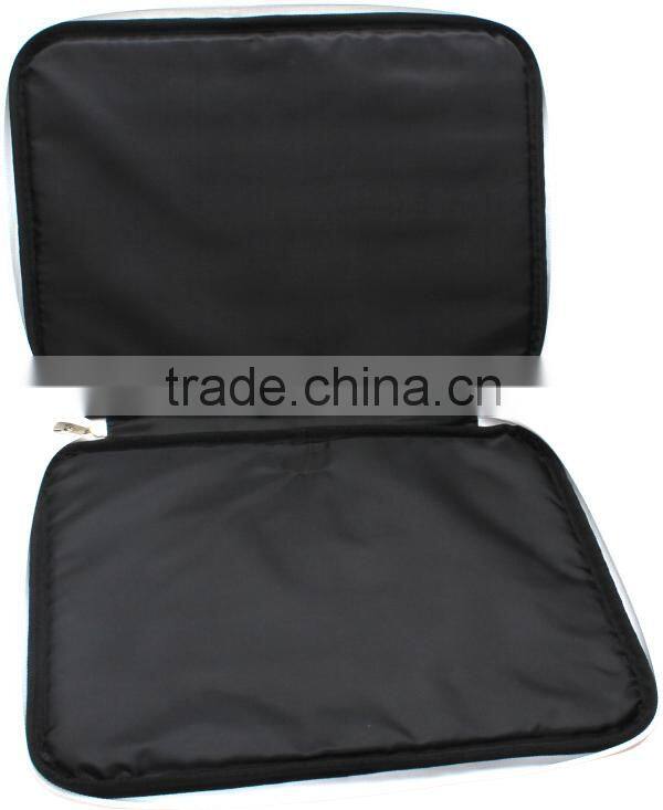China wholesale high quality fashionable PVC 14" laptop sleeve zipper laptop bags