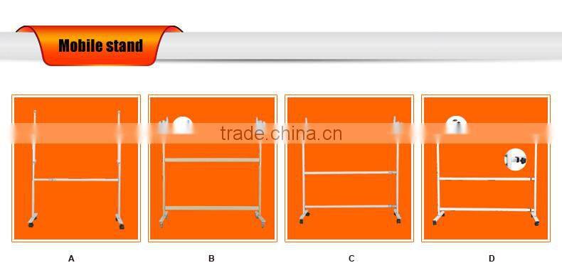 movable rotating interactive magnetic glass whiteboard