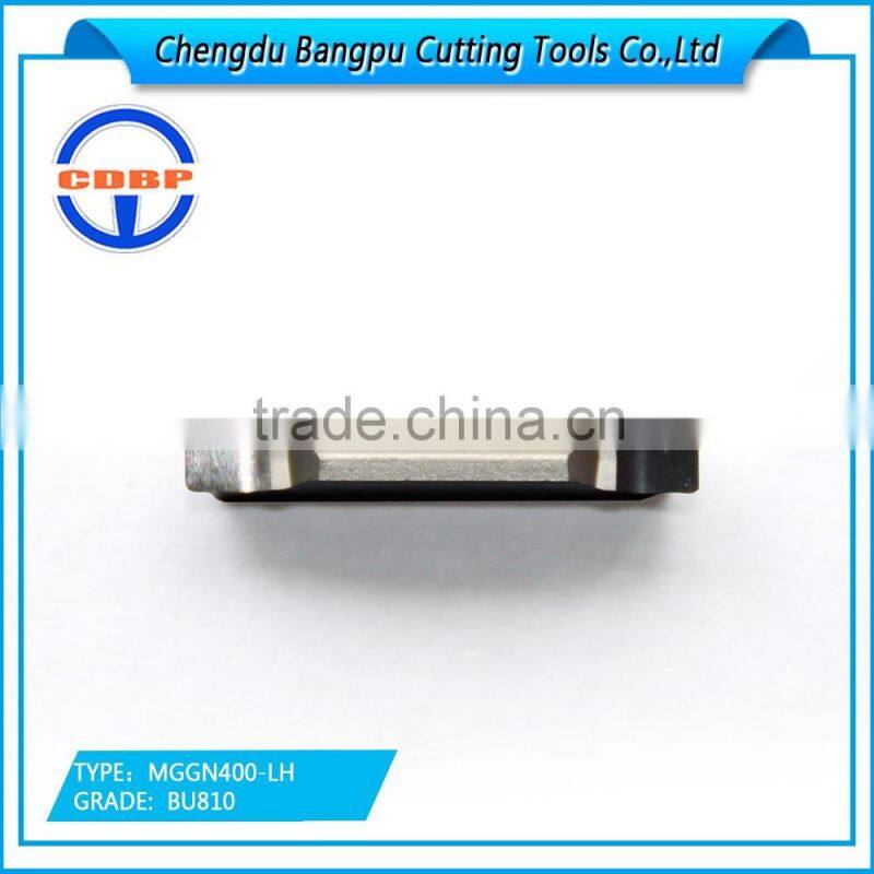 CDBP carbide insert parting and grooving processing MGGN400-LH for aluminum casting