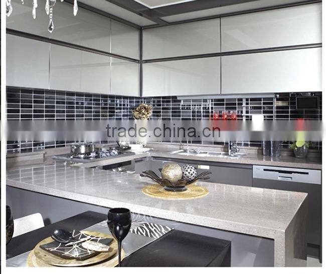 china wholesale high quality sparkle white quartz countertop