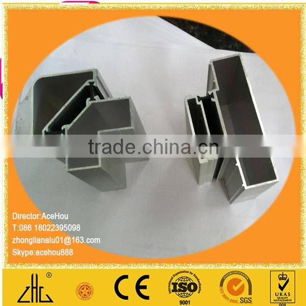 WOW!!!20 years AL6061-T5/AL6063-T5 extruded grey wood grain outdoor products profiles aluminium /aluminum fence board railing