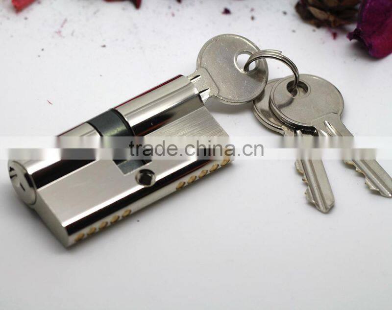 High qulity brass cylinder lock, safe lock cylinder,TRI-CIRCLE high security lock cylinder
