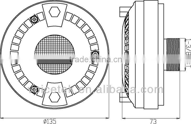 TSCT-5105 80W 120W 8 ohm compression driver for speaker parts