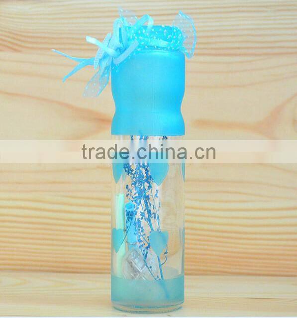 Hot wholesale Wishing glass bottle floating glass bottle present bottles star bottles with the cork