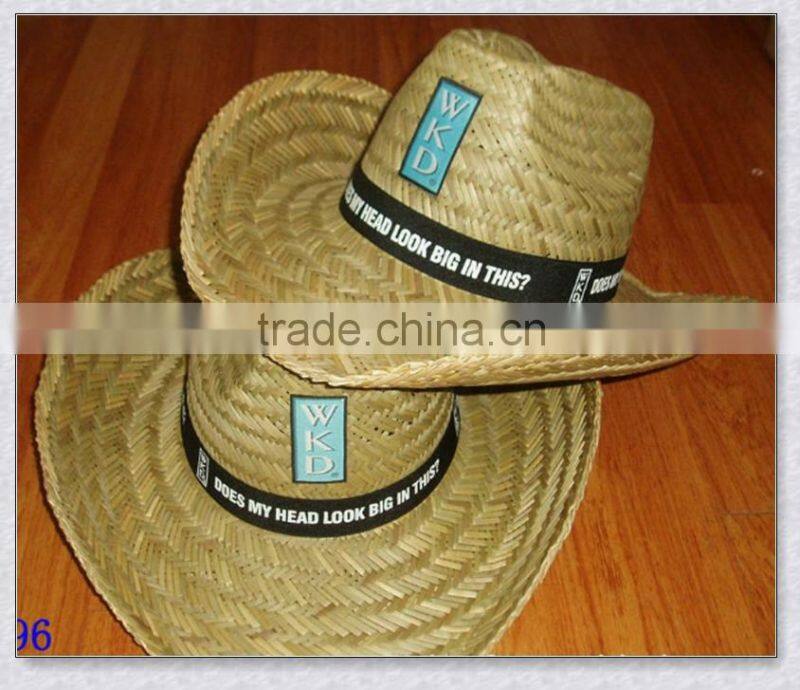 Wholesale fashionable men's straw beach hat