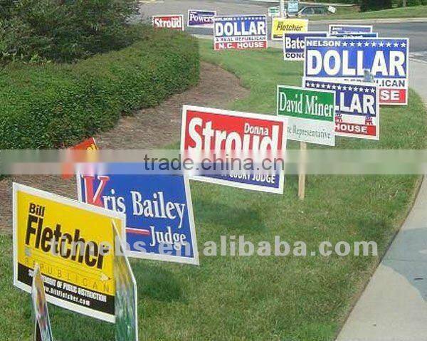 PP corrugated plastic sheet signs