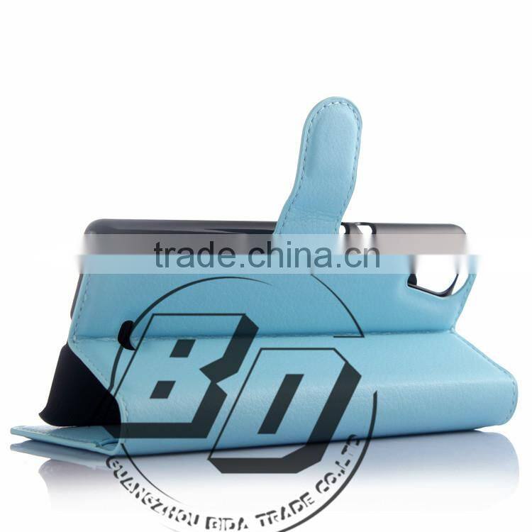 Top Selling Durable Flip Wallet Style Magnetic Flip Stand PU Leather Case For Wiko Rainbow lite luxury leather case