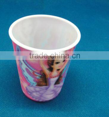 drinking reusable plastic acrylic straw cup with lid
