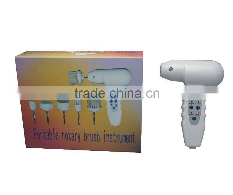 Portable rotary brush instrument