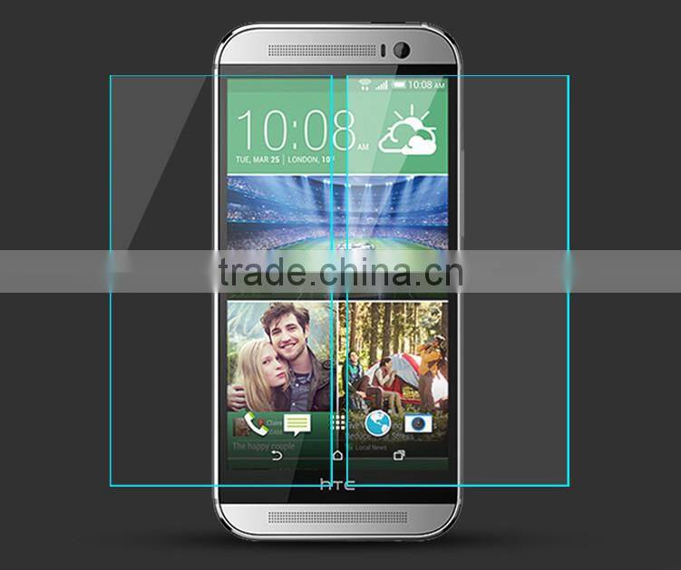 9H tempered glass screen protector for htc one x
