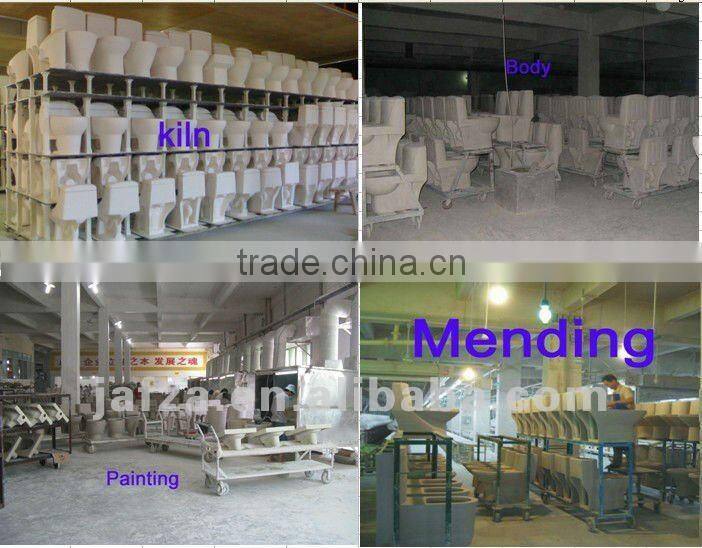 8010B Bathroom water closet squatting pan toilet ceramic