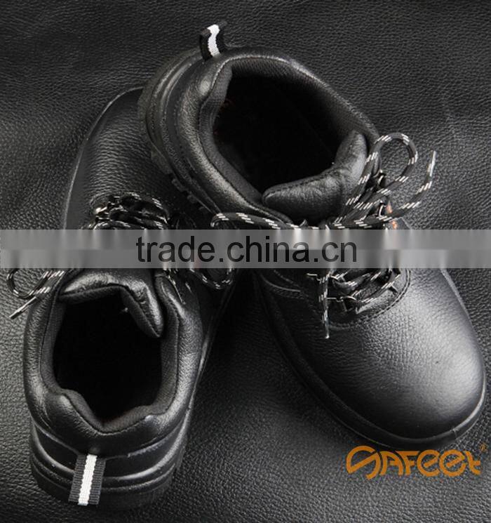 Steel toe cap and steel mid sole safety shoe s1p light weight safety shoe steel toe safety boot steel toe SA-1105
