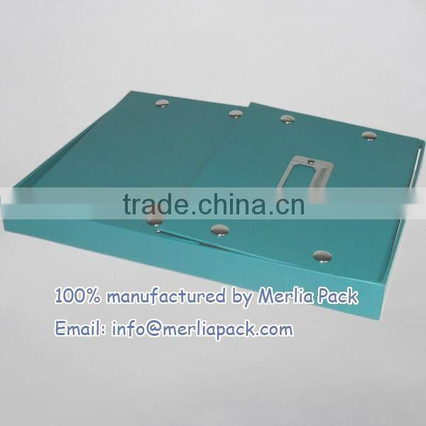 Collapsible Storage Box Cardboard Stationery Paper Chest Toys Metal Button Boxes