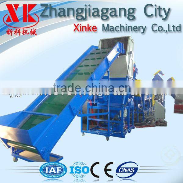 PET bottle flakes washing line