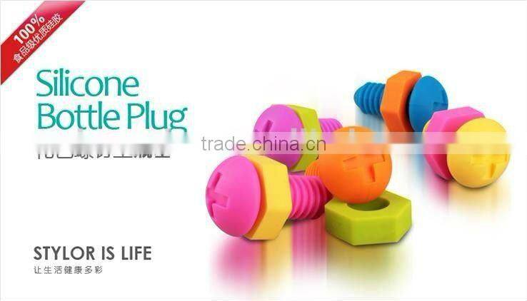 silicone bottle plug for red wine