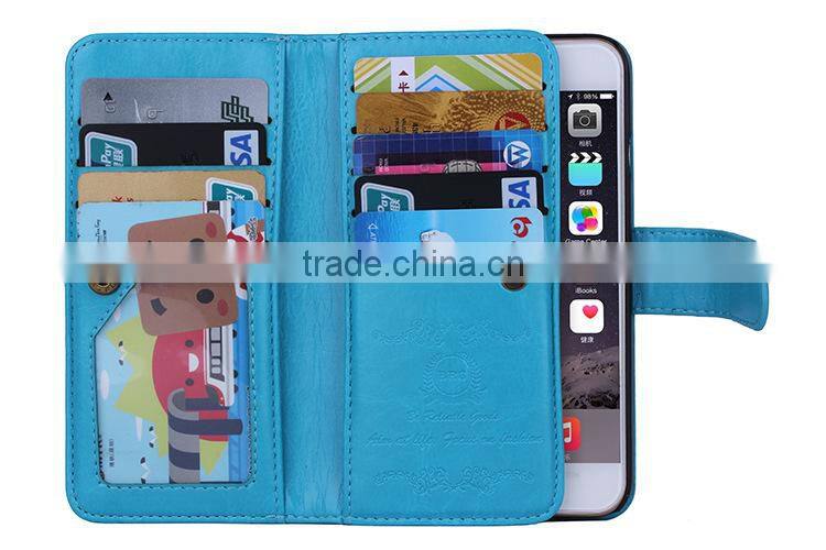 Wholesale Cell Phone Case For iP 6/Wallet Leather Cell Phone Case