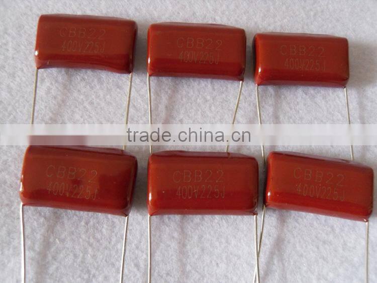 (400V225J 400V 225 2.2UF 2200NF 25mm pitch) CBB 2.2uf 400v capacitors