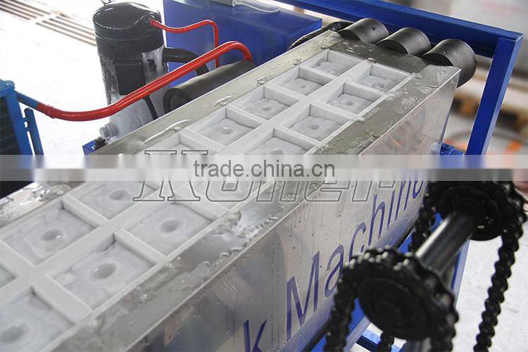 2016 New industrial 3TPD directly evaporated Edible ice block machine