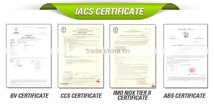 380kW Four stroke Electrical Power Marine Gen-set Used For Boats