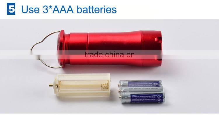 2-in-1extend-retract mini lantern camping flashlight lampe