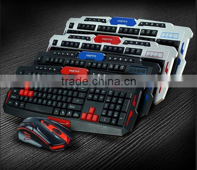 New Arrival HK8100 Intelligent Power Saving 2.4GHz USB Wireless Keyboard and Mouse(a set) for mechanical keyboard